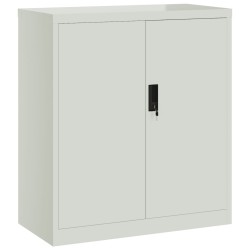 vidaXL Armario archivador de acero gris claro 79x40x90 cm