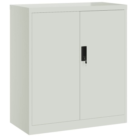 vidaXL Armario archivador de acero gris claro 79x40x90 cm