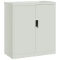 vidaXL Armario archivador de acero gris claro 79x40x90 cm