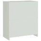 vidaXL Armario archivador de acero gris claro 79x40x90 cm