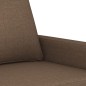 vidaXL Sofá de 2 plazas de tela marrón 140 cm vidaXL Sofá de 2 plazas de tela marrón 140 cm