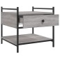 vidaXL Mesa de centro madera de ingeniería gris Sonoma 50x50x50 cm vidaXL Mesa de centro madera de ingeniería gris Sonoma 50x50x50 cm
