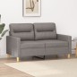 vidaXL Sofá de 2 plazas de tela gris taupé 120 cm vidaXL Sofá de 2 plazas de tela gris taupé 120 cm