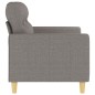 vidaXL Sofá de 2 plazas de tela gris taupé 120 cm vidaXL Sofá de 2 plazas de tela gris taupé 120 cm