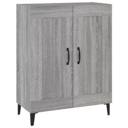 vidaXL Aparador de madera de ingeniería gris Sonoma 69,5x34x90 cm