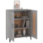 vidaXL Aparador de madera de ingeniería gris Sonoma 69,5x34x90 cm