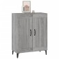 vidaXL Aparador de madera de ingeniería gris Sonoma 69,5x34x90 cm