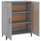vidaXL Aparador de madera de ingeniería gris Sonoma 69,5x34x90 cm