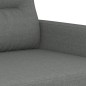vidaXL Sofá de 2 plazas de tela gris oscuro 140 cm vidaXL Sofá de 2 plazas de tela gris oscuro 140 cm