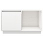 vidaXL Mueble para TV de madera maciza de pino blanco 74x35x44 cm vidaXL Mueble para TV de madera maciza de pino blanco 74x35x44 cm
