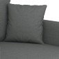 vidaXL Sofá de 2 plazas de tela gris oscuro 120 cm vidaXL Sofá de 2 plazas de tela gris oscuro 120 cm