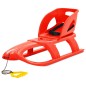 vidaXL Trineo con asiento polipropileno rojo 102,5x40x23 cm vidaXL Trineo con asiento polipropileno rojo 102,5x40x23 cm