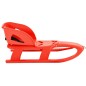 vidaXL Trineo con asiento polipropileno rojo 102,5x40x23 cm vidaXL Trineo con asiento polipropileno rojo 102,5x40x23 cm