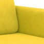 vidaXL Juego de sofás 2 piezas terciopelo amarillo vidaXL Juego de sofás 2 piezas terciopelo amarillo