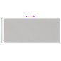 vidaXL Toldo lateral retráctil para patio crema 220x500 cm vidaXL Toldo lateral retráctil para patio crema 220x500 cm
