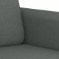 vidaXL Juego de sofás con cojines 2 piezas tela gris oscuro vidaXL Juego de sofás con cojines 2 piezas tela gris oscuro
