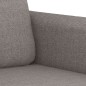 vidaXL Juego de sofás con cojines 2 piezas tela gris taupe vidaXL Juego de sofás con cojines 2 piezas tela gris taupe