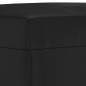 vidaXL Juego de sofás con cojines 3 piezas cuero sintético negro vidaXL Juego de sofás con cojines 3 piezas cuero sintético negro
