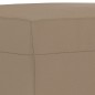 vidaXL Juego de sofás con cojines 3 piezas cuero sintético capuchino vidaXL Juego de sofás con cojines 3 piezas cuero sintético capuchino