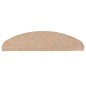 vidaXL Alfombrilla autoadhesiva de escalera 15 uds beige 65x22,5x3,5cm vidaXL Alfombrilla autoadhesiva de escalera 15 uds beige 65x22,5x3,5cm