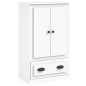 vidaXL Aparador de madera contrachapada blanco 60x35,5x103,5 cm vidaXL Aparador de madera contrachapada blanco 60x35,5x103,5 cm