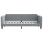 vidaXL Sofá cama con colchón tela gris claro 80x200 cm vidaXL Sofá cama con colchón tela gris claro 80x200 cm