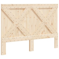 vidaXL Cabecero de madera maciza de pino 140x104 cm