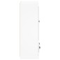 vidaXL Aparador de madera contrachapada blanco 60x35,5x103,5 cm vidaXL Aparador de madera contrachapada blanco 60x35,5x103,5 cm