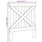 vidaXL Cabecero de madera maciza de pino 90x104 cm vidaXL Cabecero de madera maciza de pino 90x104 cm