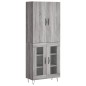 vidaXL Aparador alto madera contrachapada gris sonoma 69,5x34x180 cm vidaXL Aparador alto madera contrachapada gris sonoma 69,5x34x180 cm
