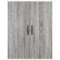 vidaXL Aparador alto madera contrachapada gris sonoma 69,5x34x180 cm vidaXL Aparador alto madera contrachapada gris sonoma 69,5x34x180 cm