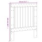 vidaXL Cabecero de cama madera maciza de pino 80x104 cm vidaXL Cabecero de cama madera maciza de pino 80x104 cm