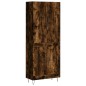 vidaXL Aparador alto madera contrachapada roble ahumado 69,5x34x180 cm vidaXL Aparador alto madera contrachapada roble ahumado 69,5x34x180 cm