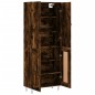 vidaXL Aparador alto madera contrachapada roble ahumado 69,5x34x180 cm vidaXL Aparador alto madera contrachapada roble ahumado 69,5x34x180 cm