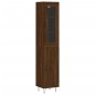vidaXL Aparador alto madera contrachapada roble marrón 34,5x34x180 cm vidaXL Aparador alto madera contrachapada roble marrón 34,5x34x180 cm