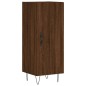 vidaXL Aparador alto madera contrachapada roble marrón 34,5x34x180 cm vidaXL Aparador alto madera contrachapada roble marrón 34,5x34x180 cm