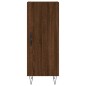 vidaXL Aparador alto madera contrachapada roble marrón 34,5x34x180 cm vidaXL Aparador alto madera contrachapada roble marrón 34,5x34x180 cm