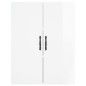 vidaXL Aparador alto madera contrachapada blanco brillo 69,5x34x180 cm vidaXL Aparador alto madera contrachapada blanco brillo 69,5x34x180 cm