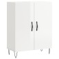 vidaXL Aparador alto madera contrachapada blanco brillo 69,5x34x180 cm vidaXL Aparador alto madera contrachapada blanco brillo 69,5x34x180 cm