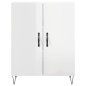 vidaXL Aparador alto madera contrachapada blanco brillo 69,5x34x180 cm vidaXL Aparador alto madera contrachapada blanco brillo 69,5x34x180 cm