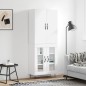 vidaXL Aparador alto madera contrachapada blanco 69,5x34x180 cm vidaXL Aparador alto madera contrachapada blanco 69,5x34x180 cm