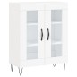 vidaXL Aparador alto madera contrachapada blanco 69,5x34x180 cm vidaXL Aparador alto madera contrachapada blanco 69,5x34x180 cm