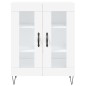 vidaXL Aparador alto madera contrachapada blanco 69,5x34x180 cm vidaXL Aparador alto madera contrachapada blanco 69,5x34x180 cm