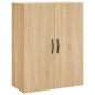 vidaXL Aparador alto madera contrachapada color roble 69,5x34x180 cm vidaXL Aparador alto madera contrachapada color roble 69,5x34x180 cm