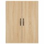 vidaXL Aparador alto madera contrachapada color roble 69,5x34x180 cm vidaXL Aparador alto madera contrachapada color roble 69,5x34x180 cm