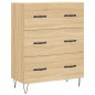 vidaXL Aparador alto madera contrachapada color roble 69,5x34x180 cm vidaXL Aparador alto madera contrachapada color roble 69,5x34x180 cm