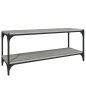 vidaXL Mueble para TV contrachapada y acero gris Sonoma 100x33x41 cm vidaXL Mueble para TV contrachapada y acero gris Sonoma 100x33x41 cm