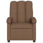 vidaXL Sillón reclinable con masaje de tela marrón vidaXL Sillón reclinable con masaje de tela marrón