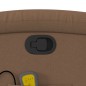 vidaXL Sillón reclinable con masaje de tela marrón vidaXL Sillón reclinable con masaje de tela marrón