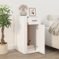 vidaXL Armario de escritorio contrachapada blanco brillo 40x49x75 cm vidaXL Armario de escritorio contrachapada blanco brillo 40x49x75 cm